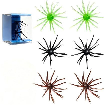 2026 Upgraded Sea Urchin Shape Fishing Lure, Simulation Sea Urchin Bait, Versatile Soft Bait for Bass Fishing, Durable TPR Material Swimbait for Lake Fishing - color: Mix-2