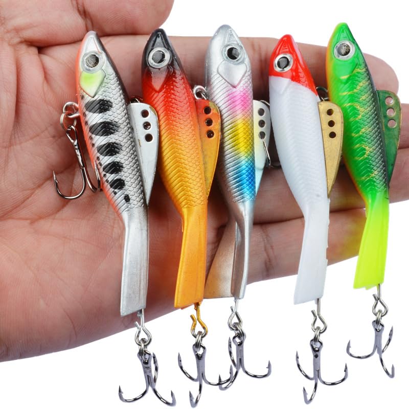 Ice Fishing Jigs Balancer Winter Fishing Lures Jigging Lures Head for Walleye Bluegill Pike Perch Ice Fishing Kits - color: 85MM 28G