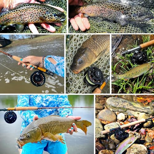 Aventik HVCE Graphite Fly Reel Center Drag System Classic III Graphite 3/4, 5/6, 7/8wt Large Arbor Freshwater Fly Fishing Reels - size: 7/8, style: With Extra Spool