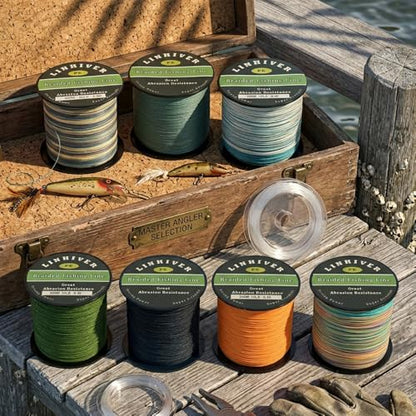 Braided Fishing Line, Strong Power, Great Abrasion Resistance, Thin Diameter, No Stretch, Low Memory and High Sensitivity(164/328/547/1093Yds) 10/15/20/30/40/50/60/70/80/100LB,4/8 Strands - color: Dark Green, size: 40LB-0.28mm-328YDS(300M)-4 Strands