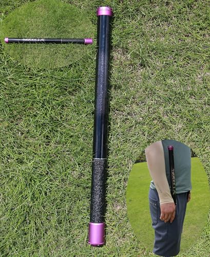 Tenkara Rod Carbon Fiber Telescopic Fishing Rod Portable Ultralight Fishing Tenkara Rod Collapsible Bass Crappie Full Kit Fishing Pole All Waters Bamboo - color: Purple hand rod, size: 14.7 ft & 4.5m