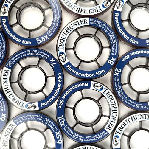Trouthunter Fluorocarbon Tippet - 50 Meter Spools - size: 2X