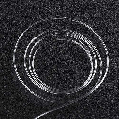 ANGRYFISH 100% Pure Fluorocarbon Fishing Line, Clear/Pink Leader Line | 2-30LB, High Strength, Abrasion-Resistant, Fast-Sinking, Virtually Invisible - Saltwater and Freshwater - color: Clear, size: 19LB/0.370MM-165YD