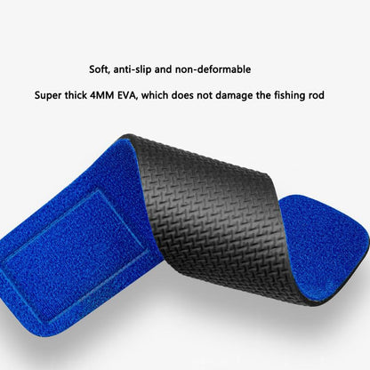 4 Sets Fishing Rod Tip Cover Sleeves with Pole Strap Sleeves Protector Case Fastening Strap Fastener Covers Rod Covers Sleeve Tip Protectors for Fishing