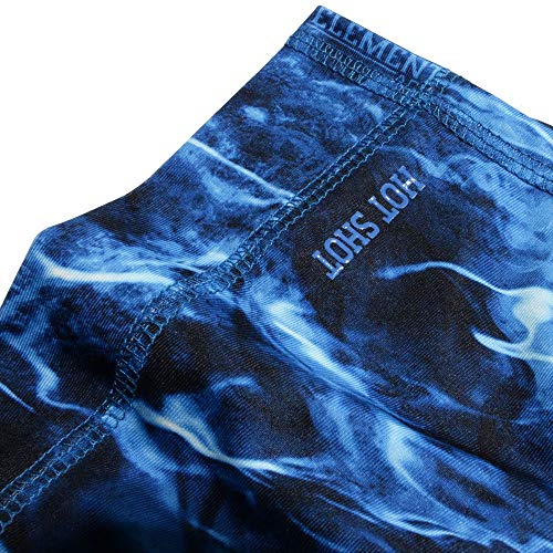 HOT SHOT Cooling Fishing Gaiter - UPF 50 Sun Protection – Breathable Face Mask - color: Mossy Oak Elements Agua - Marlin