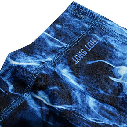 HOT SHOT Cooling Fishing Gaiter - UPF 50 Sun Protection – Breathable Face Mask - color: Mossy Oak Elements Agua - Marlin