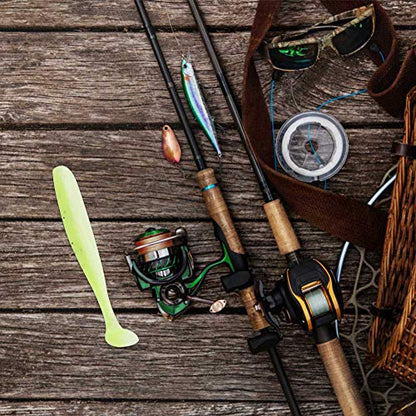 20PCS Soft Plastic Fishing Lures Paddle Tail Swim Baits Kit 7.5cm for Bass, Trout, Walleye, Crappie – Soft Bait Lure Kit