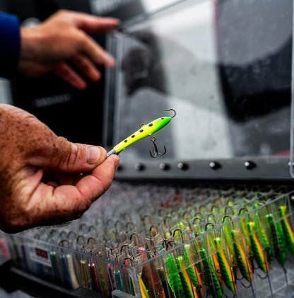 Rapala Rapala Jigging Rap - color: Glow Tiger, size: Body Length: 1-1/2"
