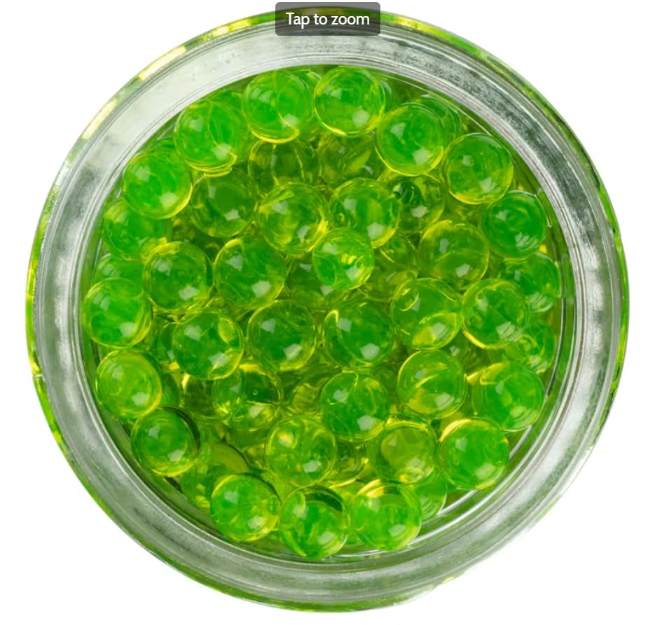 PAUTZKE'S Crappie Fire Balls - Striking Color & Prolonged Scent Release, Infused with Genuine Salmon Egg Juice - color: Chartreuse Garlic - 3 Pack