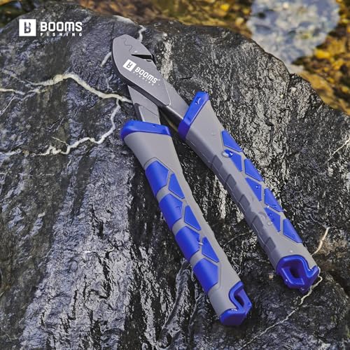Booms Fishing Crimping Pliers Tool: 6.5in Crimper for Single Barrel - XW41 Durable Ergonomic Tool for Freshwater and Saltwater Anglers - style: Crimper Only