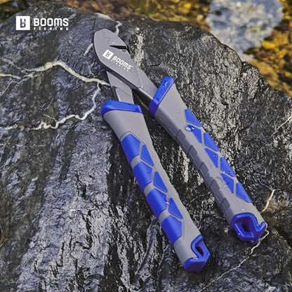 Booms Fishing Crimping Pliers Tool: 6.5in Crimper for Single Barrel - XW41 Durable Ergonomic Tool for Freshwater and Saltwater Anglers - style: Crimper Only