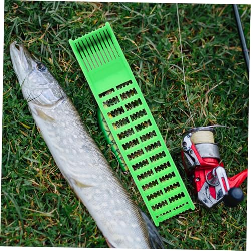 GANAZONO Fishing Accessory Tool Snelled Hooks Holder Line Winder Board Bass Hooks Lure Retriever