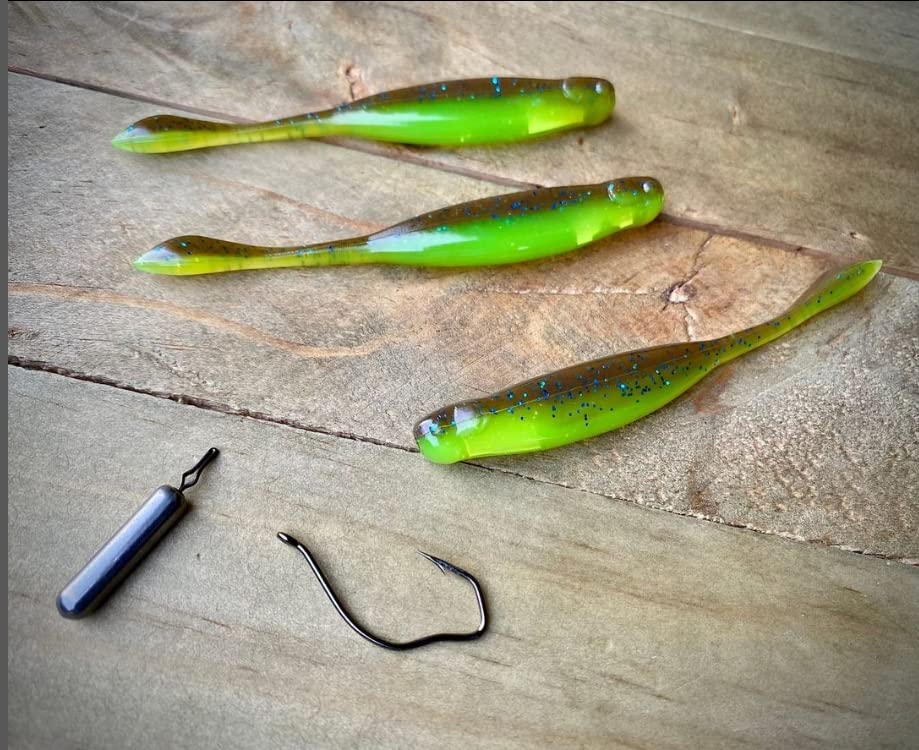 X Zone Lures Hot Shot Minnow Lures for Bass and Walleye, Infused with X Zone Scent Formula, 3.25" (8 Pack) - color: Pearl