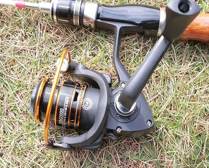 Ice Fishing Rod and Reel Combo Ice Fishing Gear for Freshwater Saltwater - style: Spinning Reel Comb