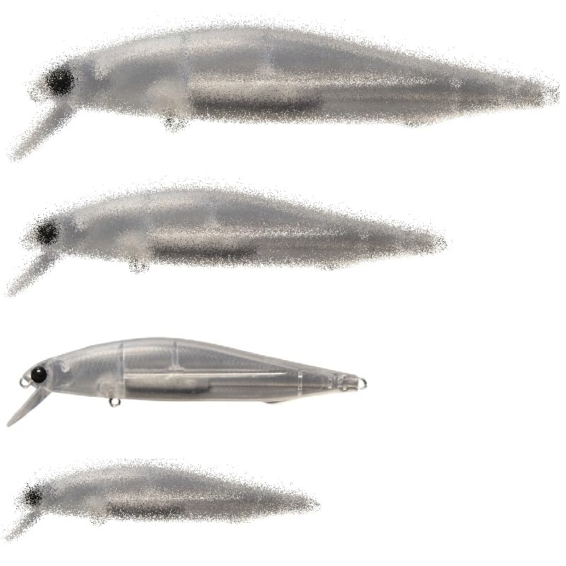 10 Blank Unpainted Minnow Crankbait Topwater Lipless Jerkbait Fishing Lures V5 - color: UPM232P10