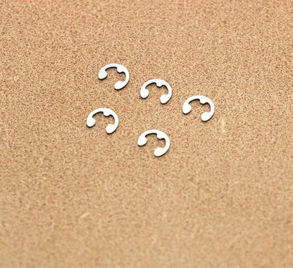 Pack of 5 Set Replace Parts New Shape Circlip Clasp,Gasket,Stainless Steel Parts,Baitcasting Reel Fishing Wheel Install Refit Repair Accessories for ABU C4 C3 OMOTO