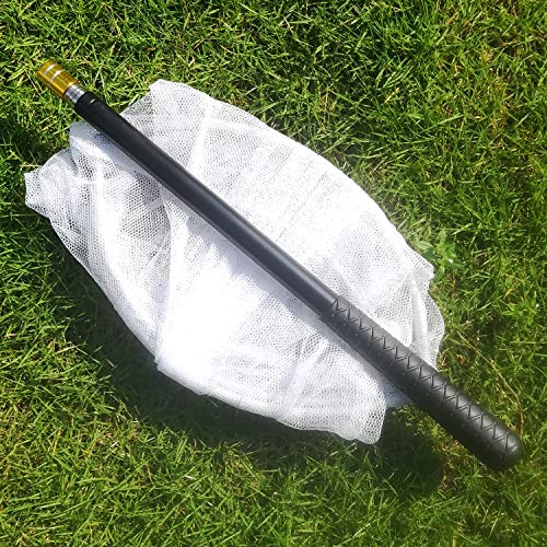 Insect and Butterfly Net with 12" Ring, Net Handle Extends to 59 Inches for Adults