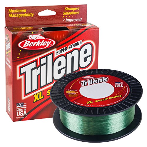 Berkley Trilene XL Monofilament Fishing Line - color: Low-Vis Green, size: 1000yd, style: 4lb Test