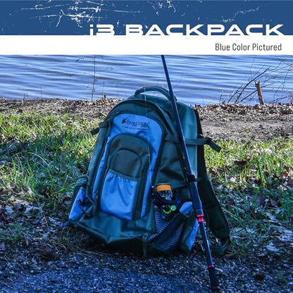 FROGG TOGGS Fishing Sling Pack, Easy Hands-free Fishing Tackle Storage Bag With Water Bottle Pocket - color: Black