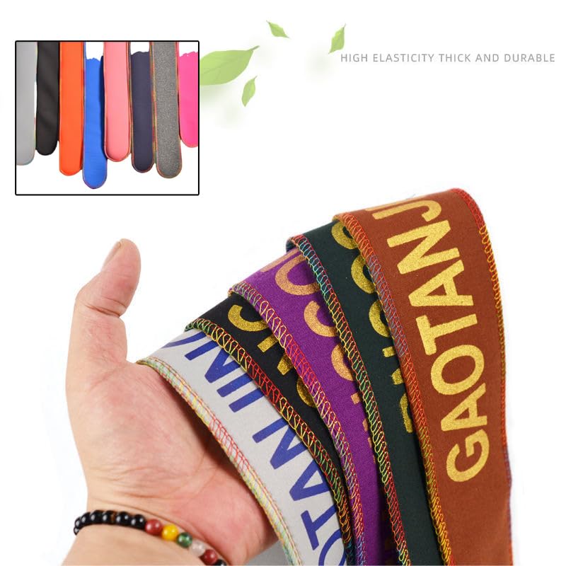 2 Pack Fishing Rod Sleeve Protective Cover Case Elastic 40'' - 50'' Fishing Pole Gloves Sock Holder Protector Thickened Scratch-Proof Rods Bag