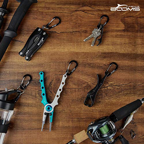 Booms Fishing CC1 Carabiner Clips and RG1 Fishing Zinger Retractors