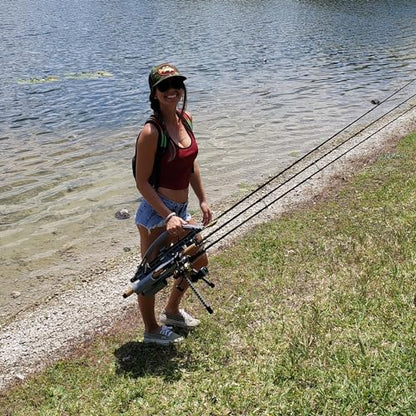 Rod-Runner Fishing Rod Rack - Express 3 Fishing Rod Carrier - Gray