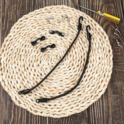 Rod Straps for Boat Deck, 12 Inches Fishing Rod Holder Straps Deck Mount Fishing Boat Rod Connector Boat Tie Down Straps Fishing Pole Straps for Kayak, Bass Boat Accessories, Marine Fishing Supplies