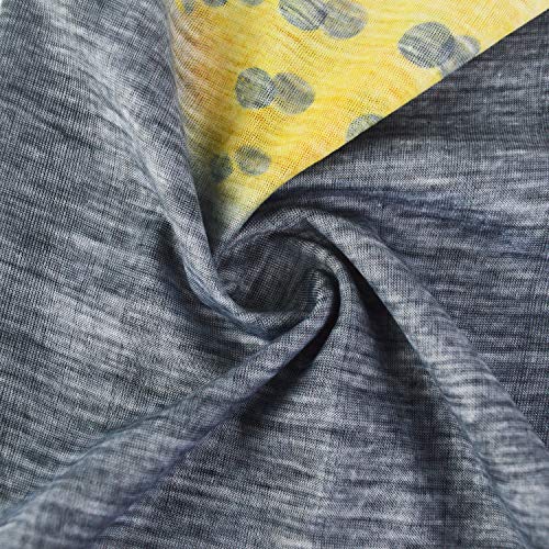 Obacle Bandana Face Mask Neck Gaiter Tube Mask Men Women for Sun Dust Protection - color: Dark Gold Face With Black Holes