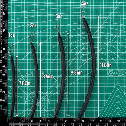 Dr.Fish 6 Pack Dragging Weights for Catfishing, Drifting Weight Freshwater Fishing Sinkers Bottom Search Slip Stick Trolling Catfish Tackle Gear - size: 4oz-6 Pack
