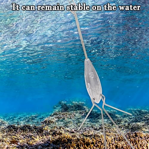 3 Pcs Sputnik Sinker Long Tail Fishing Weight Equipment, Saltwater Surf Casting Catfish Sinkers, Beach Sea Ocean Sand Fishing Spider Sinker(Silver) - color: Silver, size: 3oz-3pcs