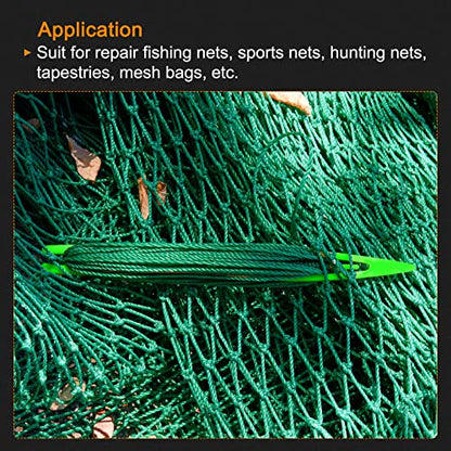 PATIKIL Netting Needle Shuttles, Pack Plastic Fishing Net Repair Line Kit Mending Tools - color: Green, size: 180x14x4mm