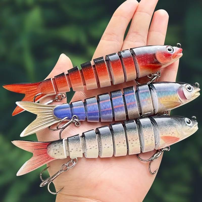Fishing Lure Kit Ultimate, 5Pcs Fishing Baits Lures for Bass Trout, Fishing Tackle Box with Tools, Complete Fishing Gear and Equipment for Beginners and Pros