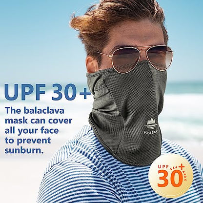 Balaclava Ski Mask, Sun UV Protection Breathable Full Head Face Mask for Men Women Skiing Cycling - color: Dark Grey