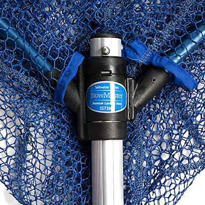 SS72NG Saltwater Series Precision Landing Net, Silver/Blue