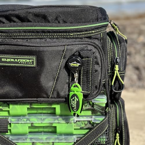Line Cutterz Patented Dual Hybrid Ceramic Cutter + Stainless Steel Micro Scissors Fishing Line Snipper - Green - color: Green