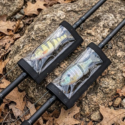 20 Pcs Clear PVC Fishing Lure Wraps Fishing Lure Covers Large and Medium Size Hook Protectors for Safe Tangle Free Bait Storage and Rod Organization