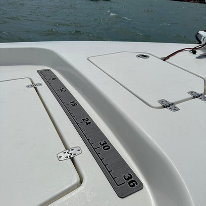 40" EVA Foam Fish Ruler for Boats, Kayaks, Docks - Self-Adhesive Waterproof Fish Measuring Tool with Non-Slip Surface, Durable Marine Fishing Accessories (40 Inch)