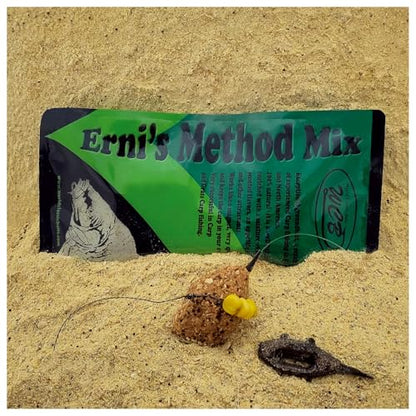 WCB Carp Baits Groundbait Chum Mix Feeder Mix Carp Bait - Erni's Method Mix - Ideal for Carp and Catfish Fishing - style: Flavor: Sweet corn