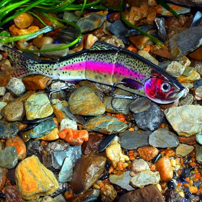 Fishing Lure Swimbait Crankbait Trout Bass Catfish Muskie Bait Fishing Accessories Fishhook Hunting - color: Minow-10''-1PCS-B