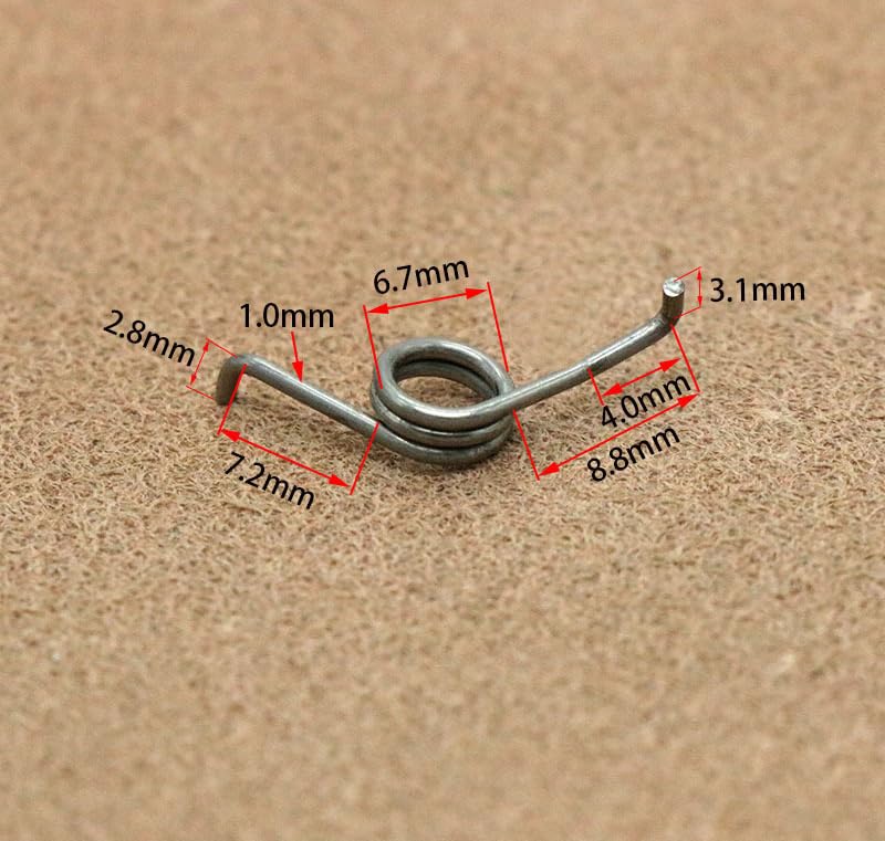 Pack of 2 Replacement Parts Fishing Reel Spring Reel Repair Parts 1000-5000 for Daiwa - size: L# For 2500-5000 2pcs