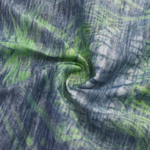 Obacle Neck Gaiter Face Mask Bandana for Dust Wind Sun Protection for Men Women - color: Skull Green Face White Teeth Open Mouth