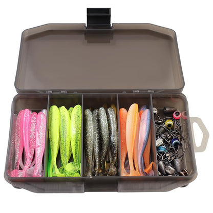 Bait Set, Fishing Lure Set, bass and Trout Fishing Gear Box Set, Including Hooks, Worms, Men's Fishing Gifts