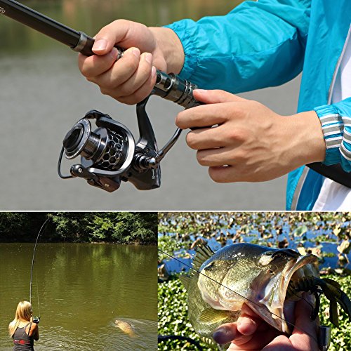 Sougayilang Telescopic Fishing Rod Reel Combos with Carbon Fiber Fishing Pole Spinning Reels and Fishing Accessories - color: Only Fishing Rod and Reel, size: 7.87 Ft Rod + XY 3000 Reel