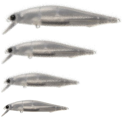 10 Blank Unpainted Minnow Crankbait Topwater Lipless Jerkbait Fishing Lures V5 - color: UPM231P10