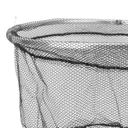 Steel Fishing Net – Foldable & Lightweight Landing Net with Detachable Head, Portable for Catching Fish, Shrimp, Crab (Black, 8mm Interface)‌