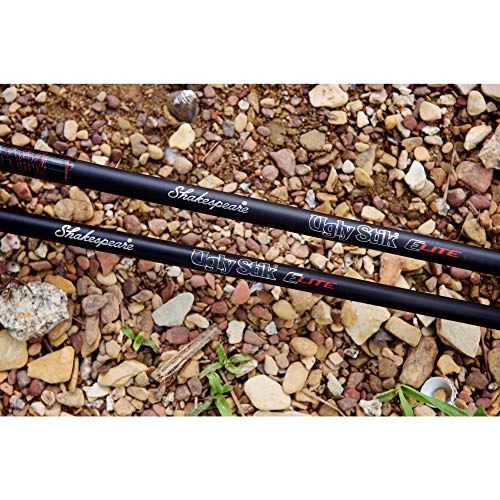 Ugly Stik Elite Spinning Fishing Rod - size: 7' - Ultra Light - 2pc, style: Old Model