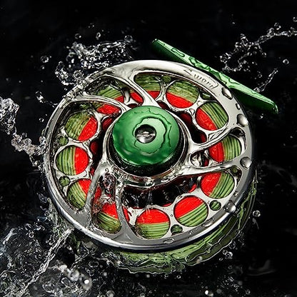 Piscifun Sword Fly Fishing Reel, CNC-Machined Aluminum Alloy Fly Reel - size: 3/4wt, style: Gunmetal-without Line