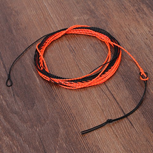 Maxcatch Tenkara Tapered Fly Fishing Line Braided Furled Line 11/12/13ft - color: Tenkara Line Orange/Black, size: 12ft