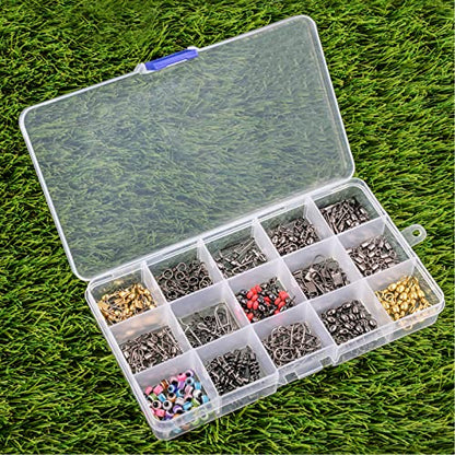 Fishing Swivels Kit 190pcs Fishing Accessories Tackle Ball Bearing Swivels, Rolling Barrel Swivel Snap, Three Way Crossline Swivel, Duo Lock Snap for Bass Trout Saltwater Freshwater Fishing Tackle