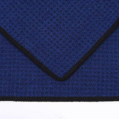 Mile High Life | Pro Tour Caddy Towel | 17" x 40" with 8" Center Slit | Premium Microfiber Waffle Texture - color: Navy, size: 16" x 30"